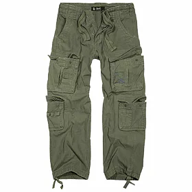 kalhoty plátěné BRANDIT Pure Vintage Trouser Oliv S